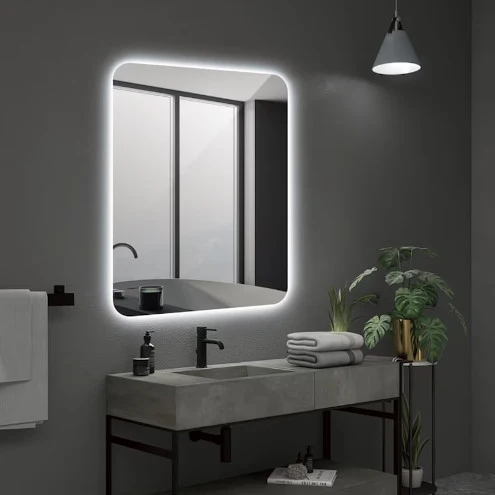 Espejo de baño rectangular Dinamarca Ledimex