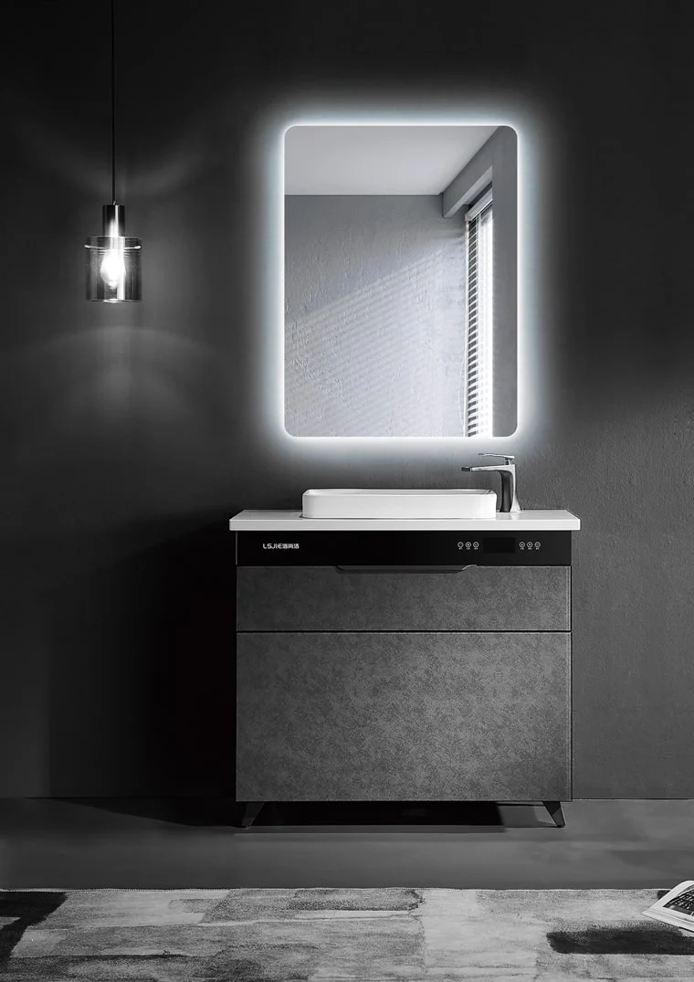 Espejo de baño rectangular Dinamarca Ledimex