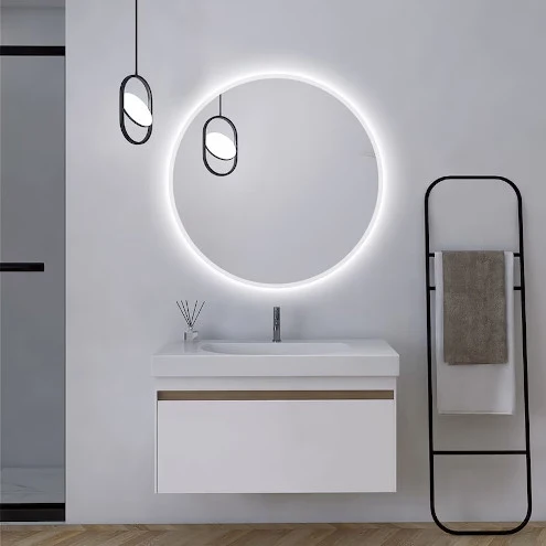 Espejo de baño redondo Bélgica Ledimex