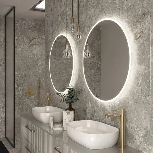 Espejo de baño redondo Bélgica Ledimex