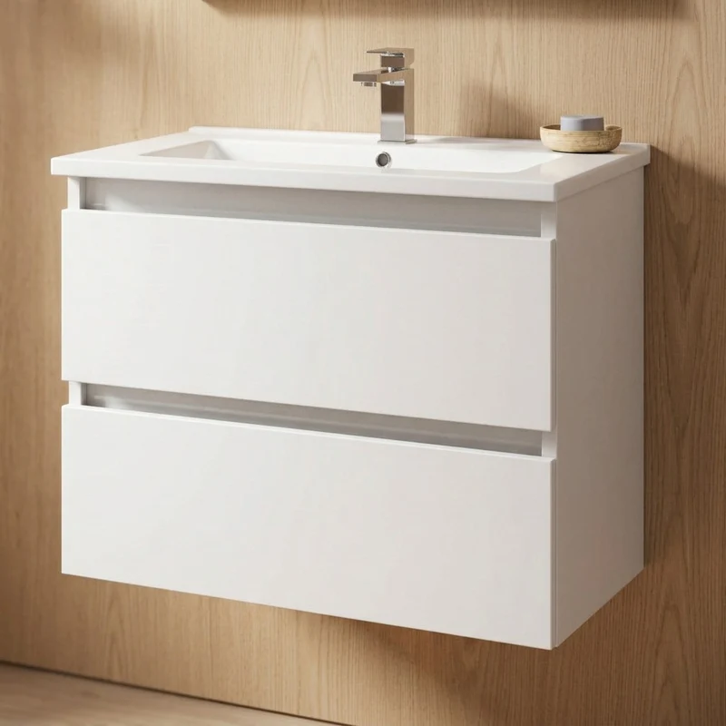 Conjunto mueble de baño con lavabo Marsella suspendido