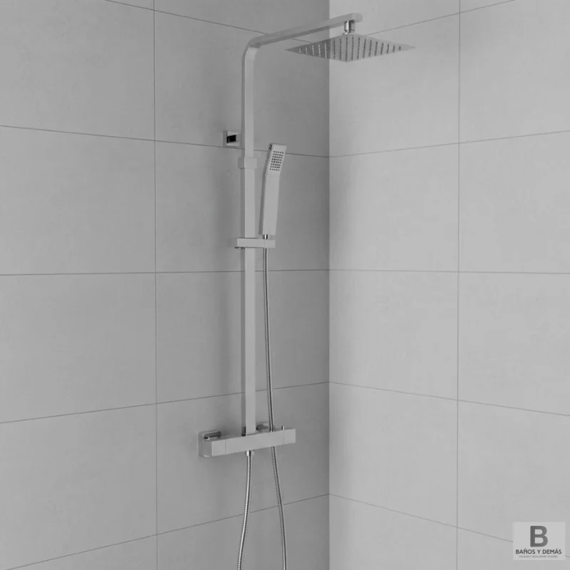 Columna de ducha Skara Termostática Cromo