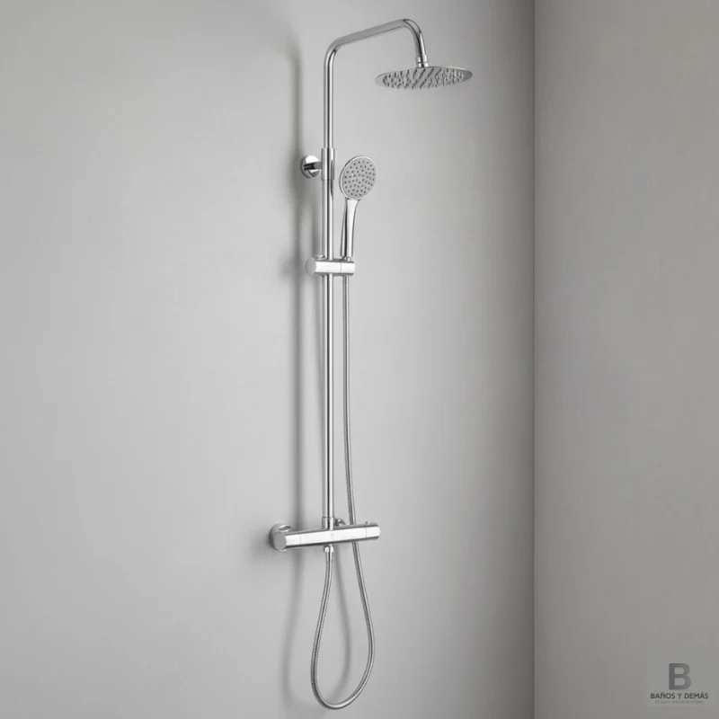 Columna de ducha Ergos termostática Cromo