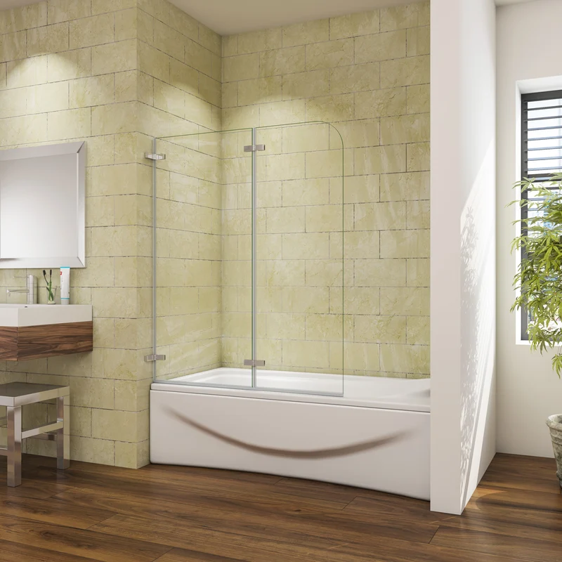 Mamparas/Pantalla para Bañera de Baño Biombo Plegable
