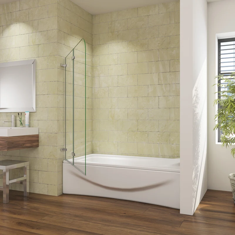 Mamparas/Pantalla para Bañera de Baño Biombo Plegable