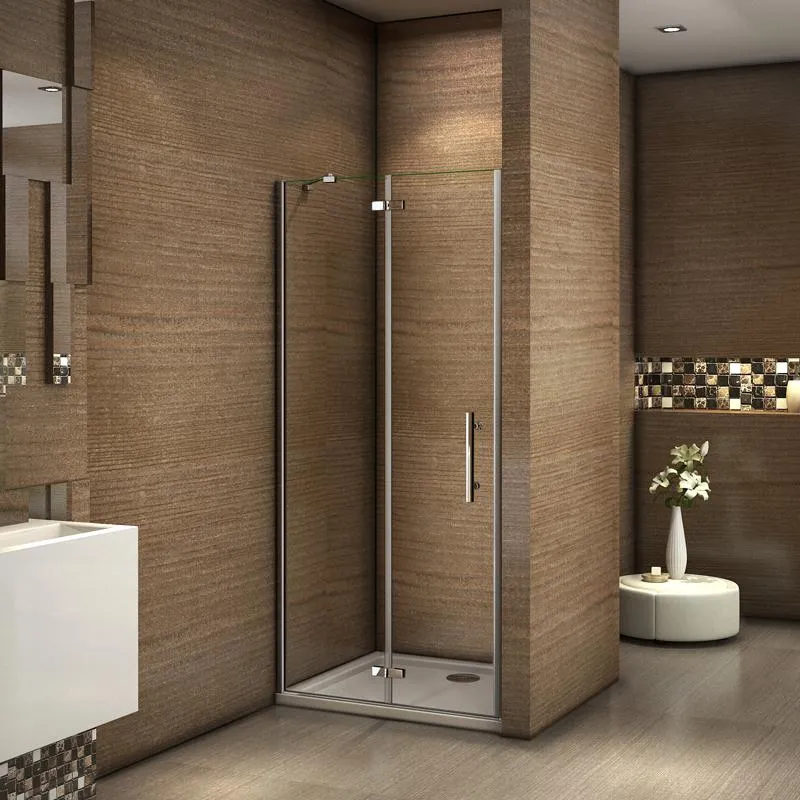 Mamparas Ducha Puerta vidrio 6mm Easyclean para Baño