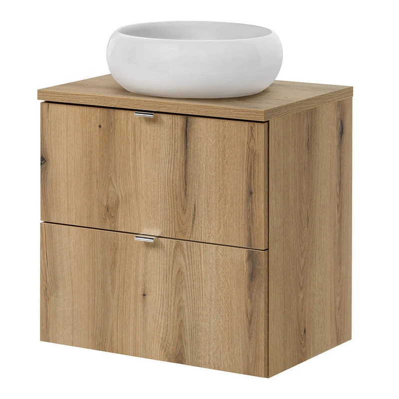 Lavabo Skelbolu con cajones 60x72x40 cm [en.casa]