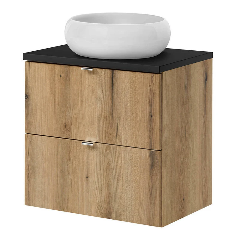 Lavabo Skelbolu con cajones 60x72x40 cm [en.casa]