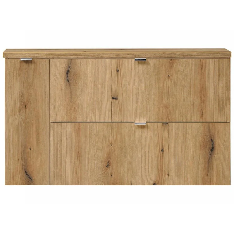 Mueble bajo lavabo Skelbolu con 2 cajones y 1 puerta [en.casa]