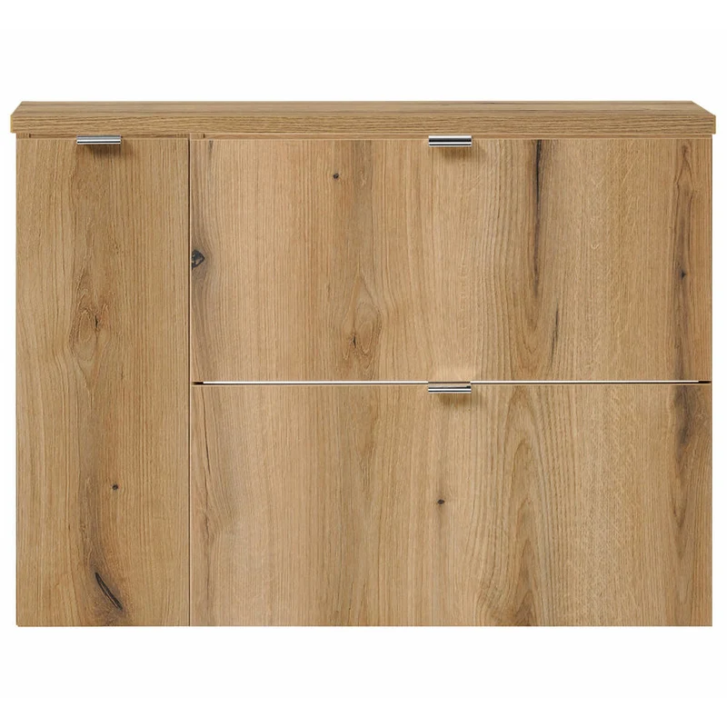 Mueble bajo lavabo Skelbolu con 2 cajones y 1 puerta [en.casa]