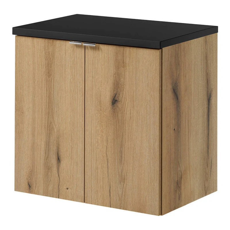 Mueble bajo lavabo con puertas Skelbolu [en.casa]