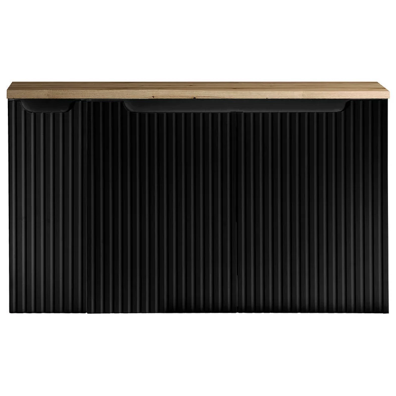 Mueble bajo lavabo Skelbolu con puertas [en.casa]