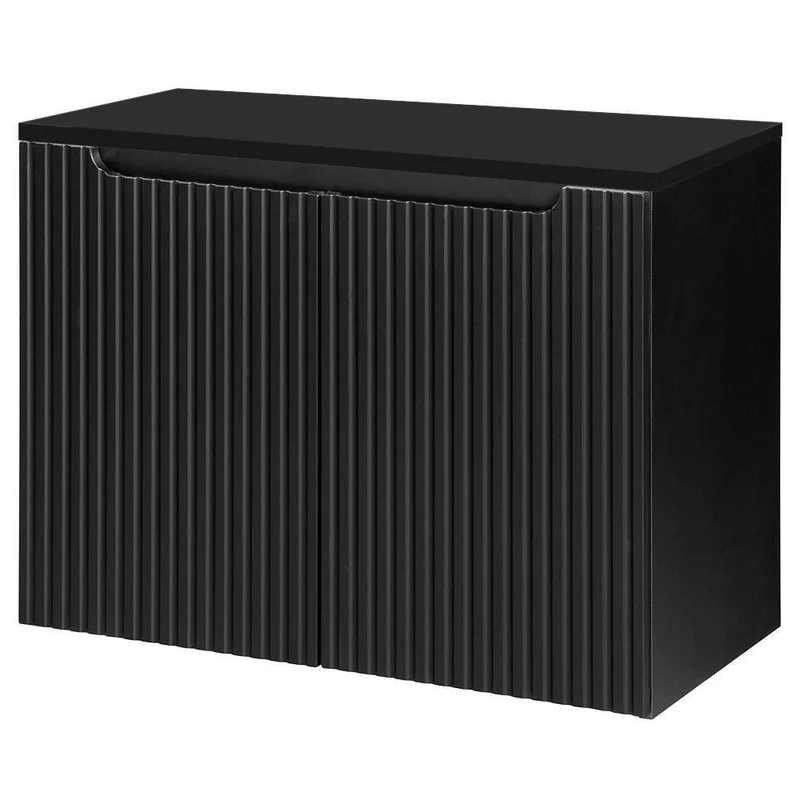 Mueble bajo lavabo Skelbolu con puertas [en.casa]