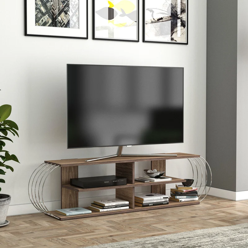 Mesa de televisión Robertsfors 180/172/160cm en varios colores [en.casa]