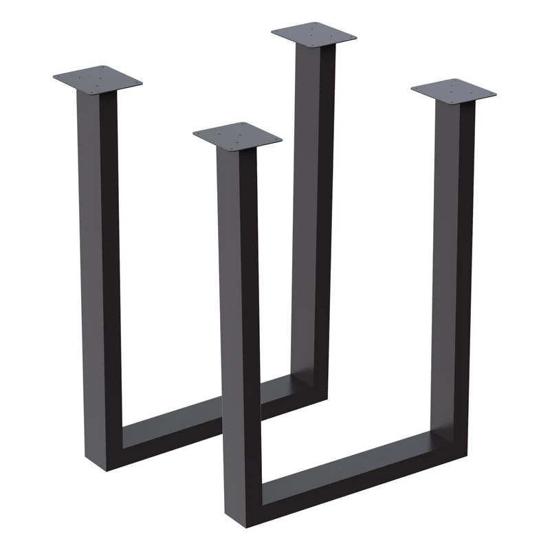 Estructura de mesa Holsted negra varios tamaños [en.casa]