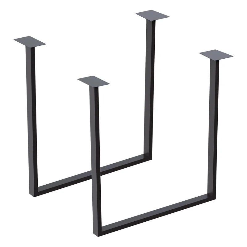Estructura de mesa Holsted negra varios tamaños [en.casa]