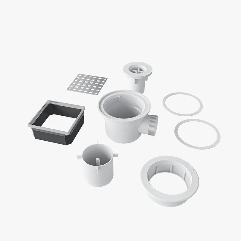 AICA Plato de ducha de XPS con accesorios de desagüe, Tablero de aislamiento impermeable, Panel de construccion