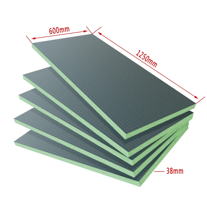Tablero de respaldo de azulejos de XPS, Tablero de aislamiento impermeable, Panel de construcción, Diferentes dimensiones opcionales