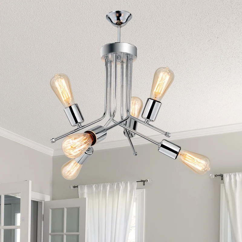 Lámpara de techo Halesowen 6xE27 metal en varios colores [lux.pro]