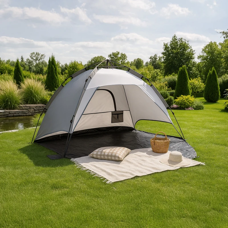 Carpa de playa Mullsjö Pop Up 215x135x140cm [pro.tec]