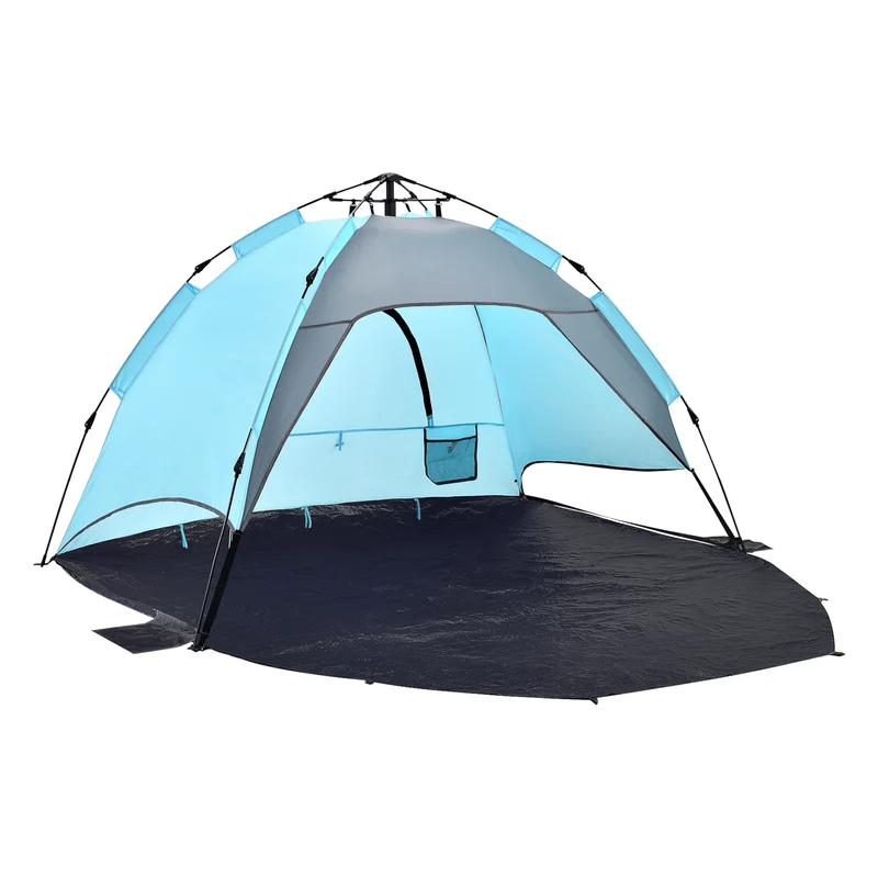 Carpa de playa Mullsjö Pop Up 215x135x140cm [pro.tec]