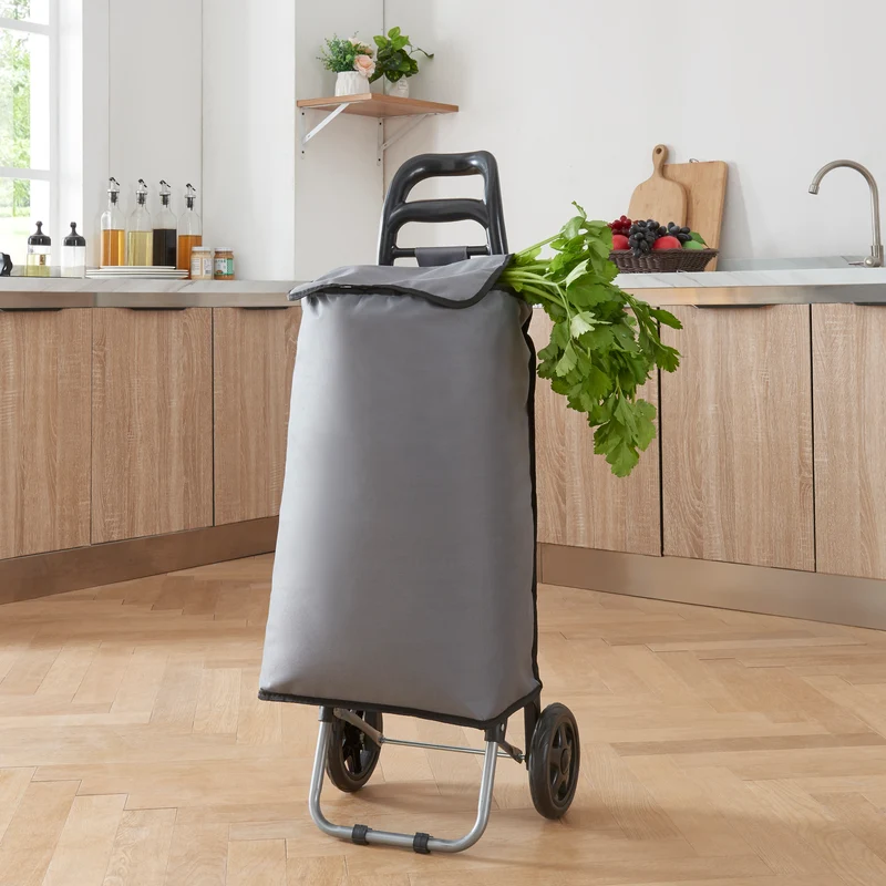 Carrito de compras plegable Aaby 36 L [en.casa]
