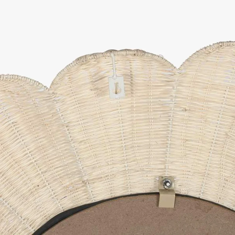Espelho Flor Rattan D91 SOLEA