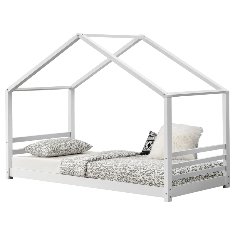 Cama infantil Vardø 90x200cm Blanco [en.casa]