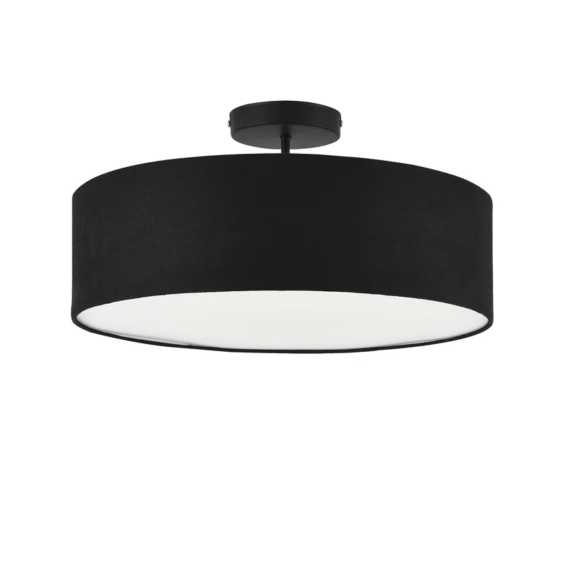 Lámpara de techo Missouri 3xE27 Negro lux.pro