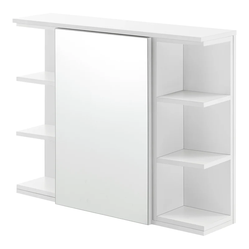 Armario de baño Harstad 64x80x20 cm Blanco [en.casa]