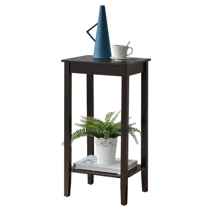 Mesa auxiliar Thun 74x38x30 cm MDF color café en.casa