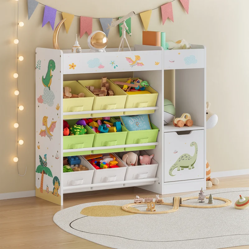 Estantería infantil Søndreland con motivos 80x90x30 cm - [en.casa]