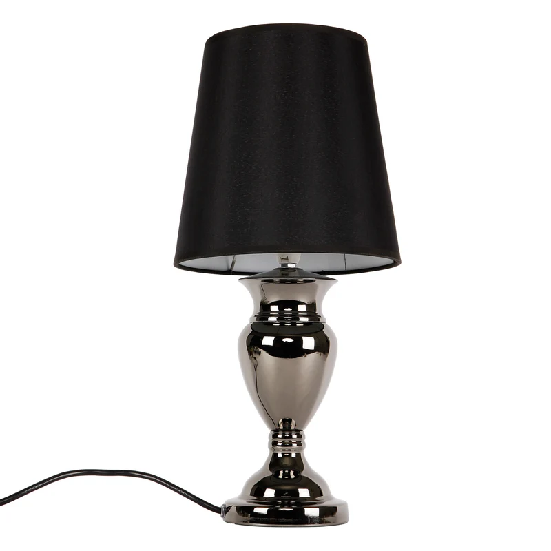 Lámpara de mesa moderna H:48cm Negra Lámpara de mesa Lámpara [Lux.Pro]