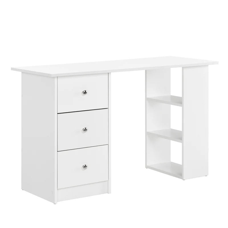 Escritorio Lemberg 120x50x72 cm Blanco [en.casa]