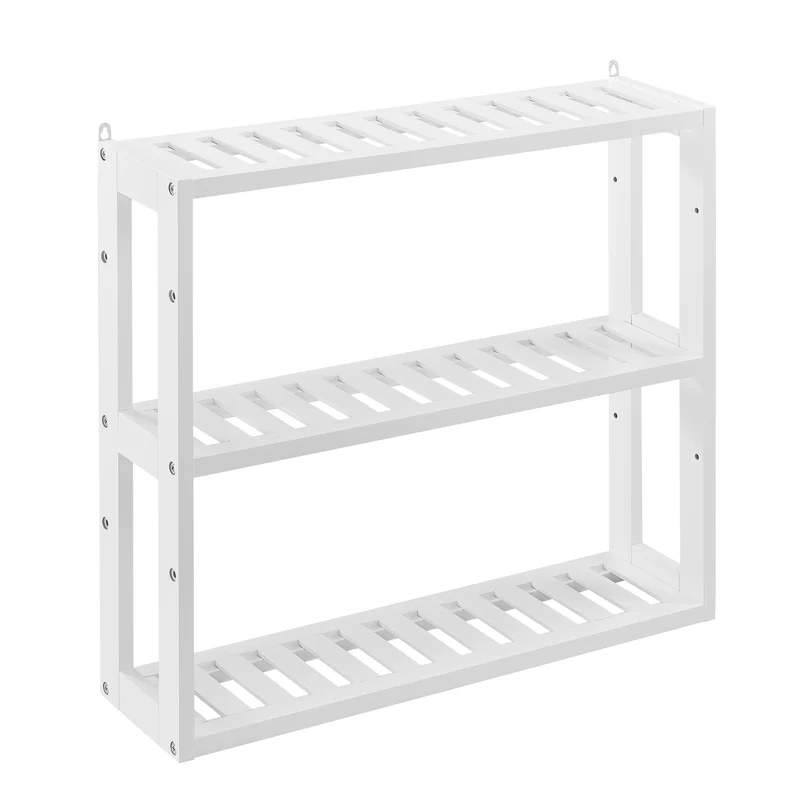 Armario de baño Anderlecht 54x60x15 cm Estantería con 3 estantes Blanco en.caa