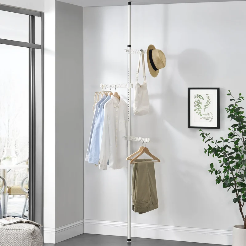 Perchero Havneby Perchero telescópico con barra para ropa en.casa