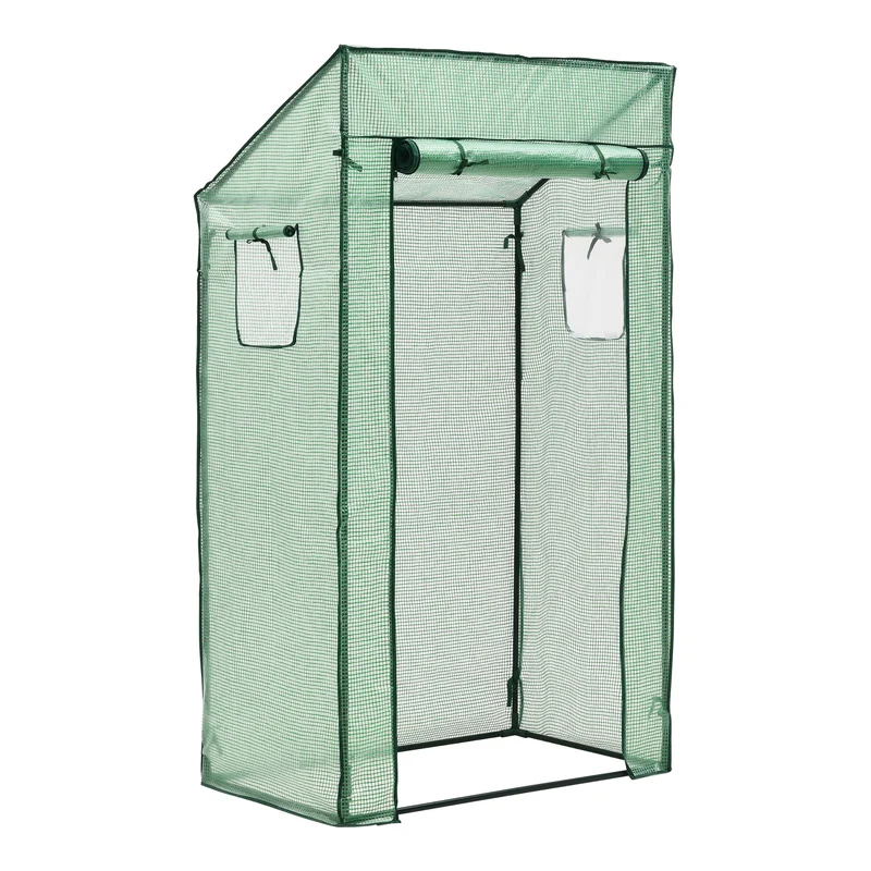 Invernadero para tomates Marzano 100x60x174cm Verde [en.casa]