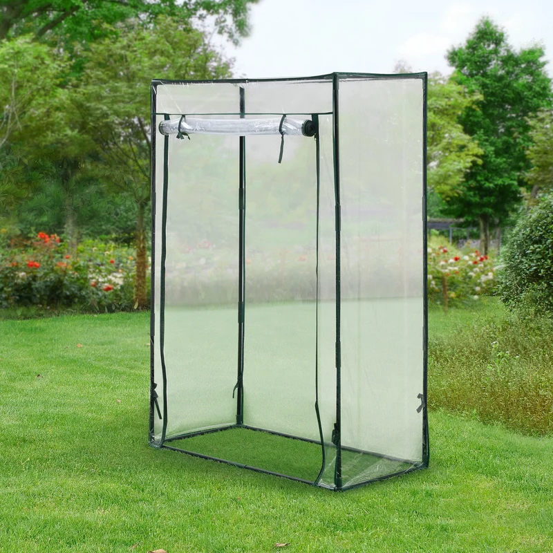 Invernadero para tomates Terzigno 100x50x150cm Transparente [en.casa]