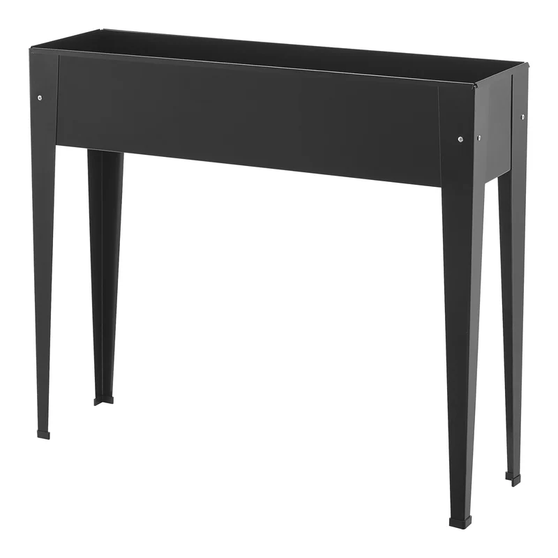 Huerto elevado Lelystad 98x25x82cm Acero Antracita [en.casa]