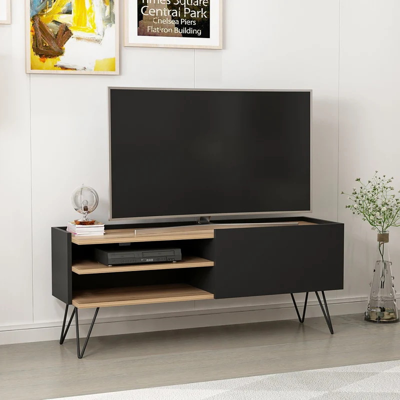 Mesa de televisión Dronninglund negra [en.casa]