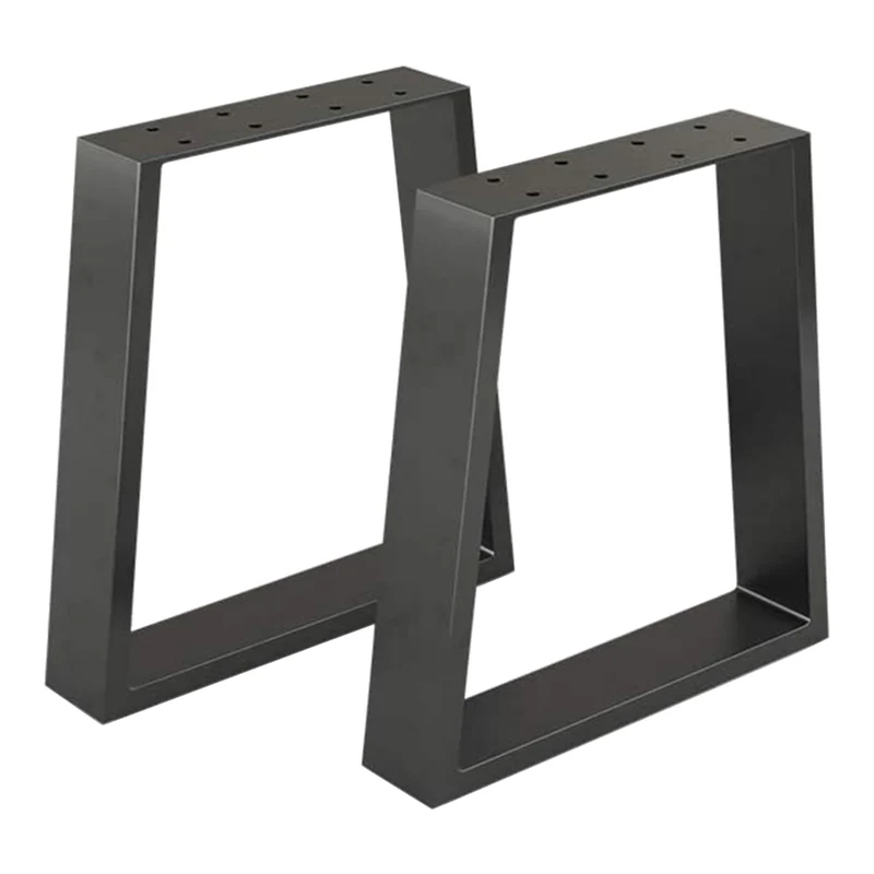 Estructura de mesa Marstal 42x40cm Negro [en.casa]