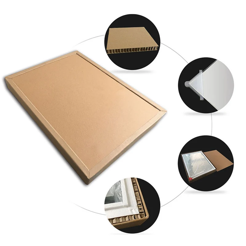Espejo de Baño LED Luz Cálida 3800k(Brillo LED Envolvente) para Decorar Casa con Función Antivaho + Botón Táctil