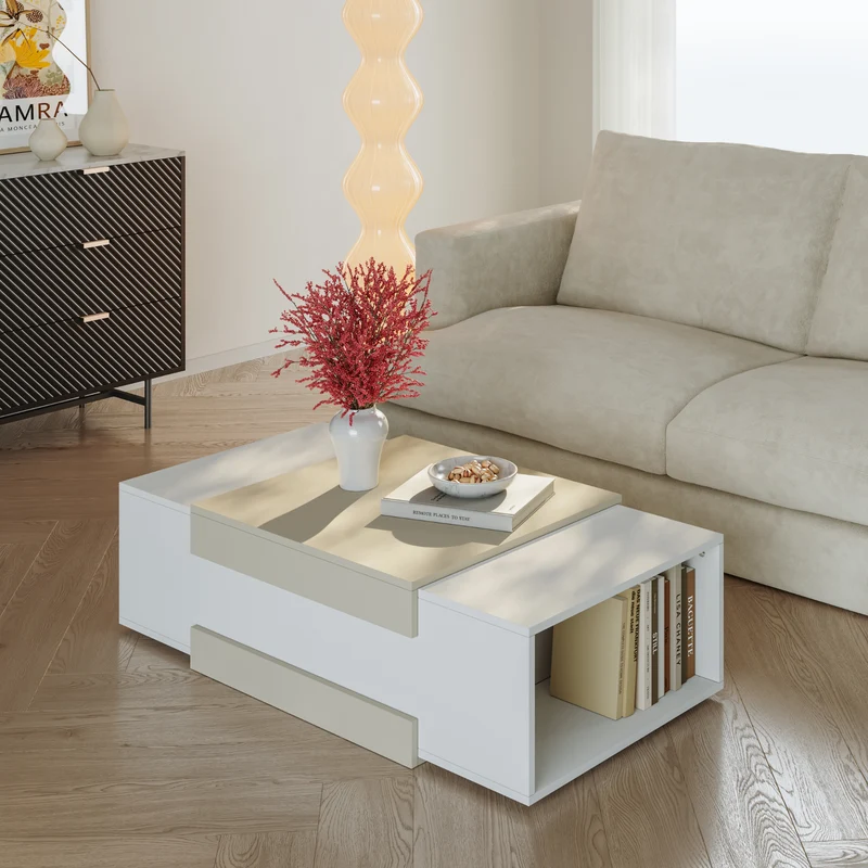 Mesa de centro Eljak 110x57x31 cm [en.casa]