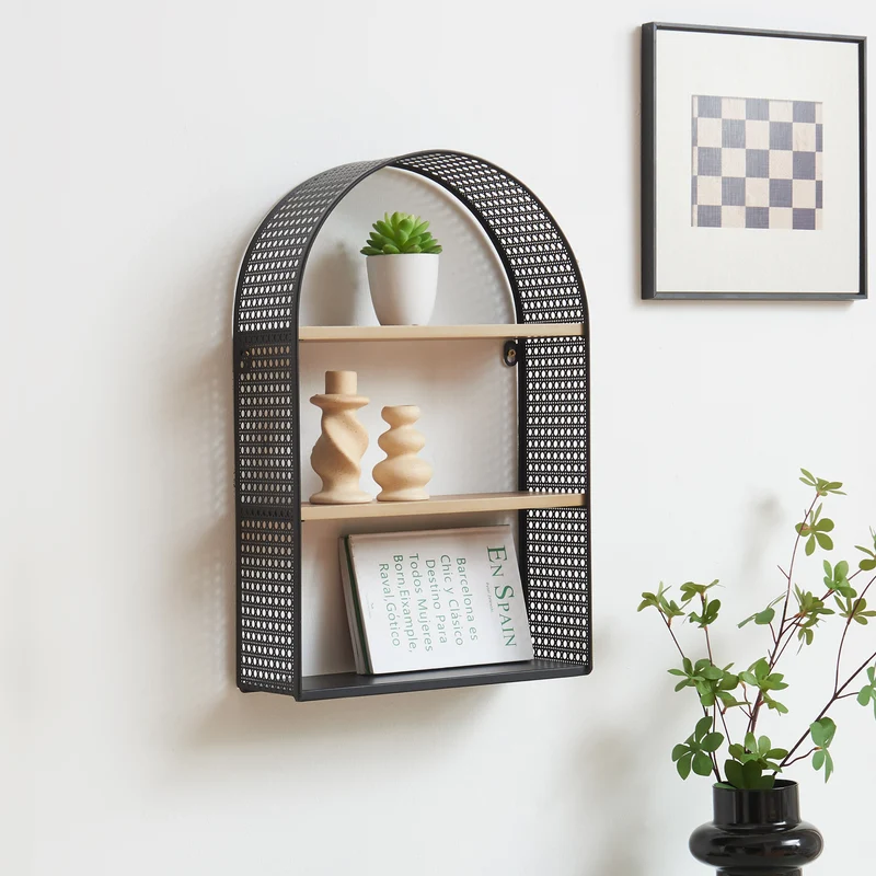 Estante de pared Jäller 53x35x14 cm [en.casa]