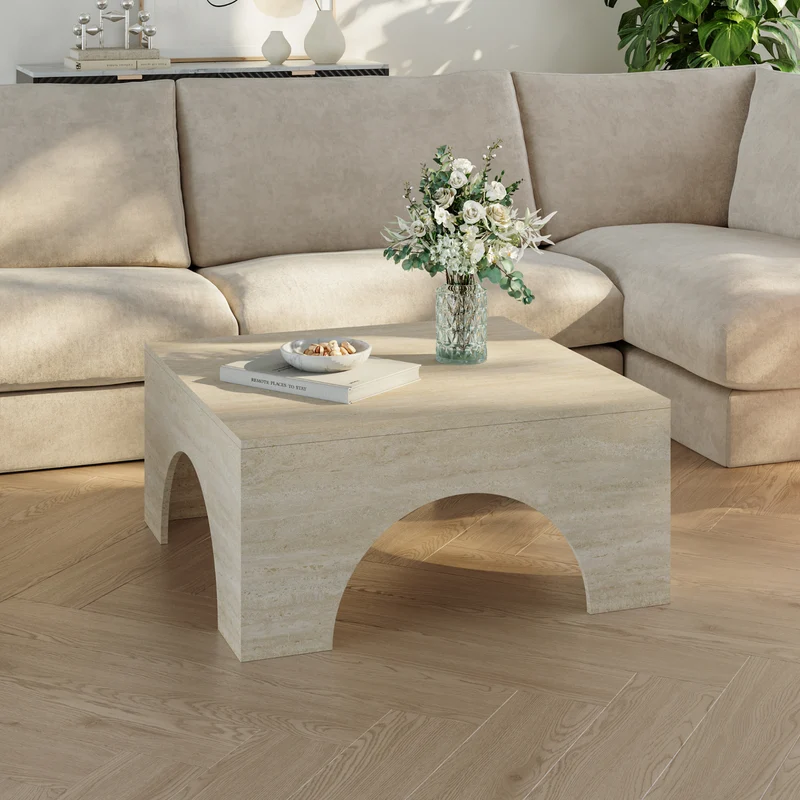 Mesa de centro Vivatka 80x80x37 cm [en.casa]