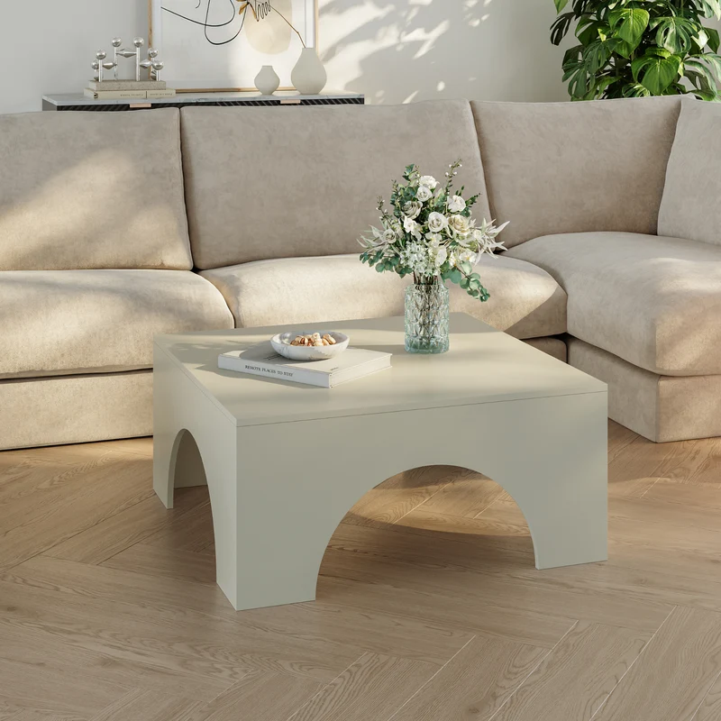 Mesa de centro Vivatka 80x80x37 cm [en.casa]
