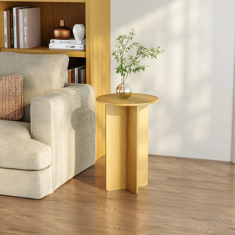 Mesa auxiliar Vappevn 60xØ40 cm [en.casa]