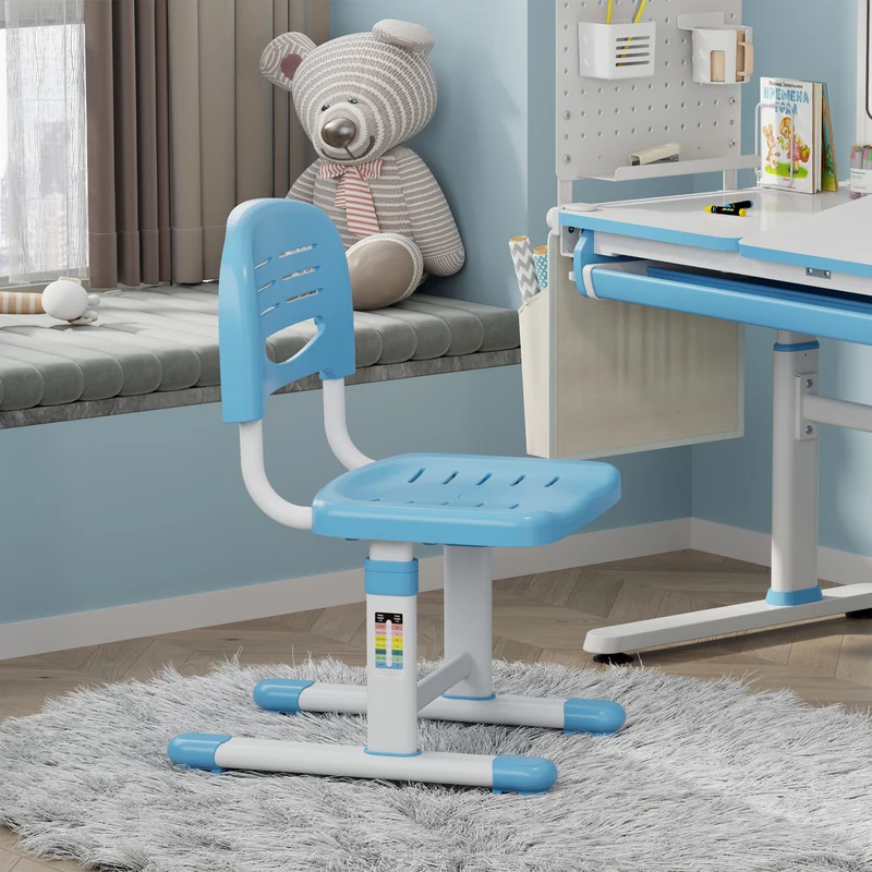 Silla infantil ajustable en altura Sauda 75x36x46 cm [en.casa]