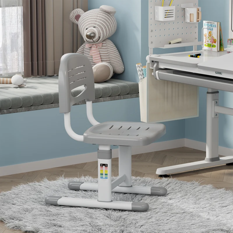 Silla infantil ajustable en altura Sauda 75x36x46 cm [en.casa]