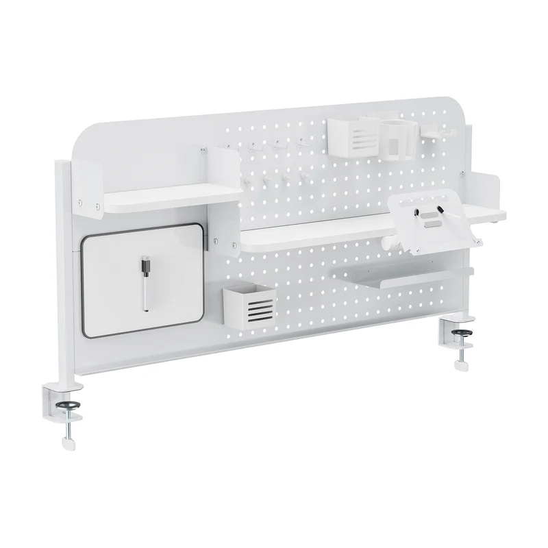 Organizador de escritorio para sujetar Sauda 114x68 cm acero [en.casa]
